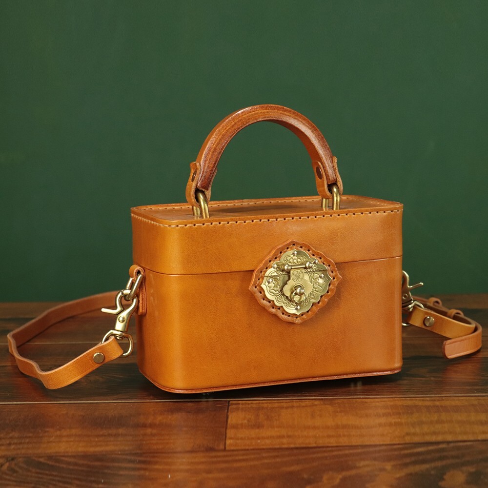 Genuine Leather Women Purses and Handbags Vintage Shoulder Bag Crossbody Bag