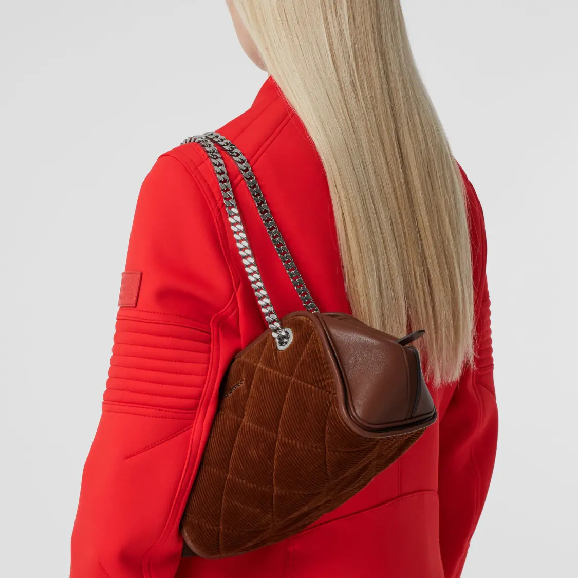Burberry Cube Bowling Bag Handheld Single Shoulder Bag Women’s 9.4×5.9×6.3 in