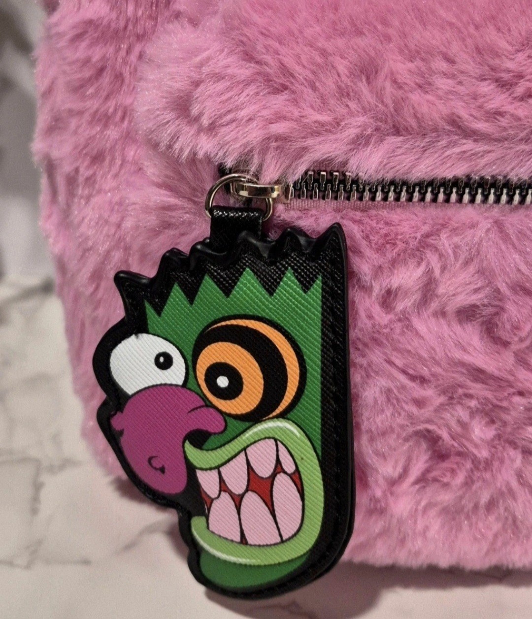Cartoon Network- Courage The Cowardly Dog Plush Mini Backpack☆NWT