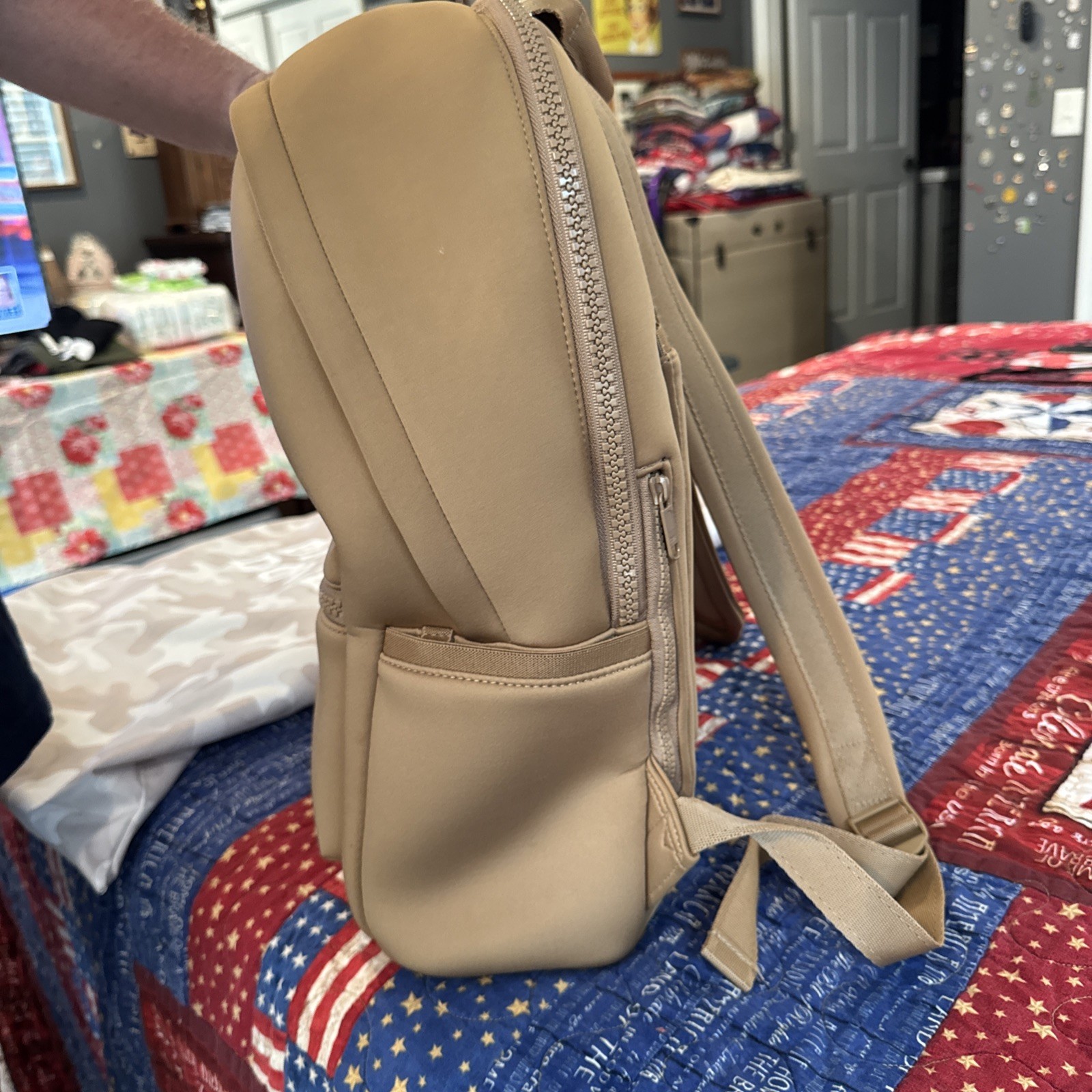 Dagne Dover DAKOTA NEOPRENE BACKPACK Medium Camel