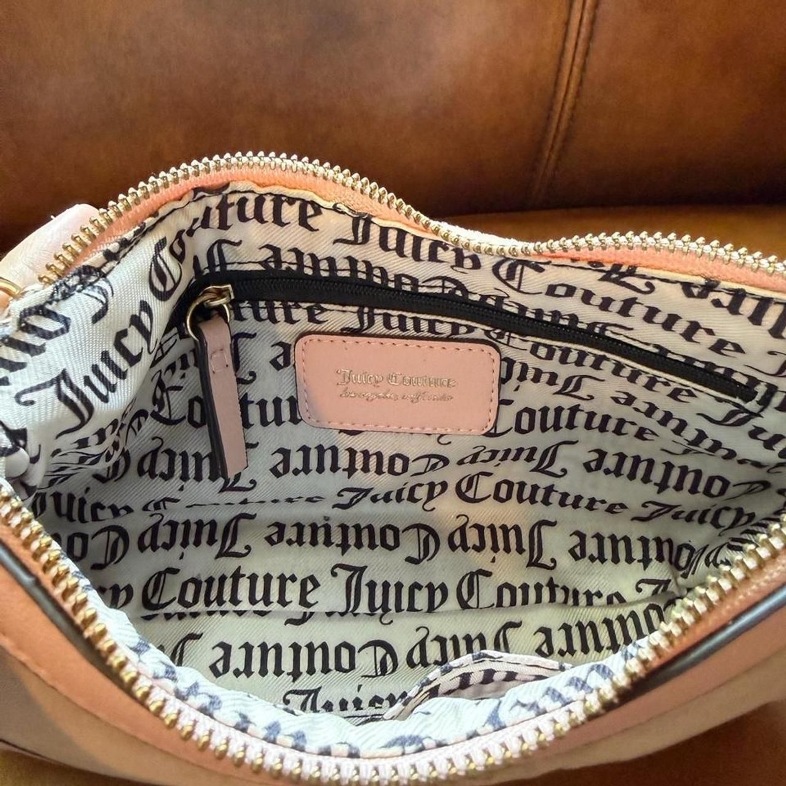 Juicy-couture Pink and Brown Heritage Bag