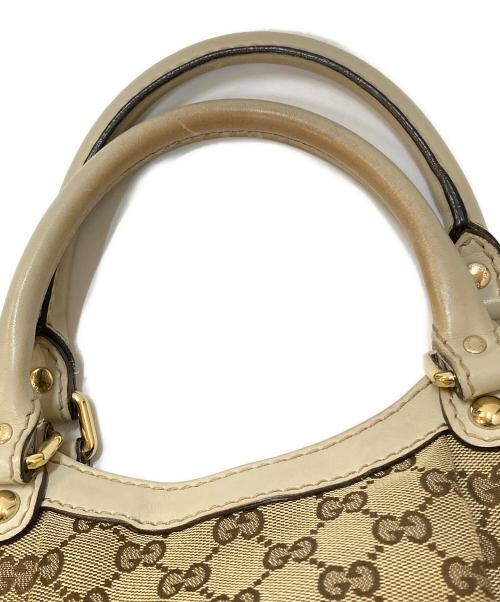 GUCCI Sukey GG Canvas Handbag beige 211944