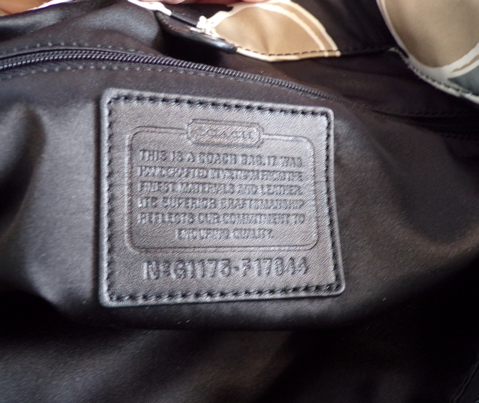 Coach Ashley Scarf C’s Print Large Satchel Purse Dbl Handles F17644