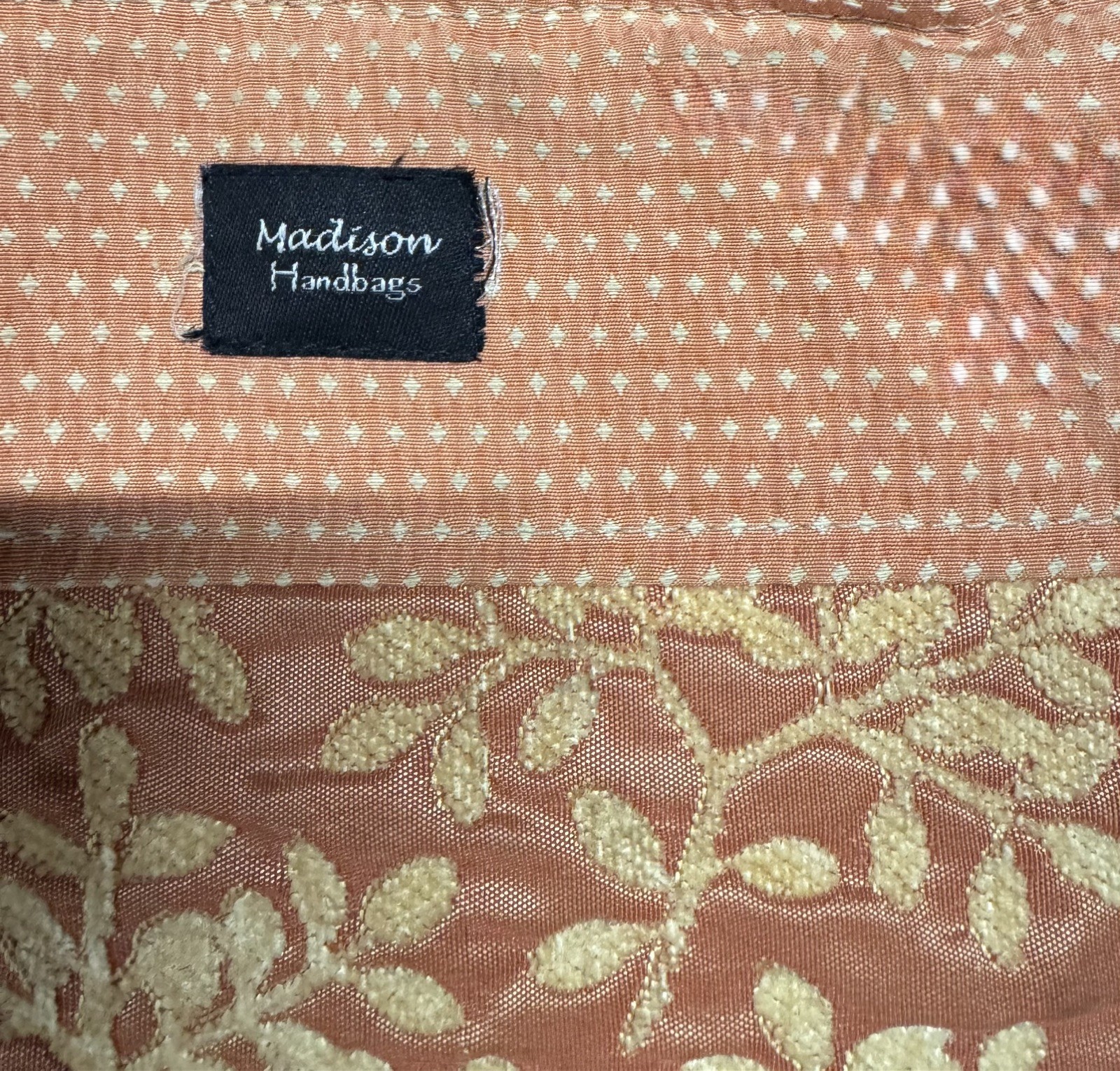 Madison Handbag, Cotton Floral Quilted Tote With Double Canvas Twill Handles