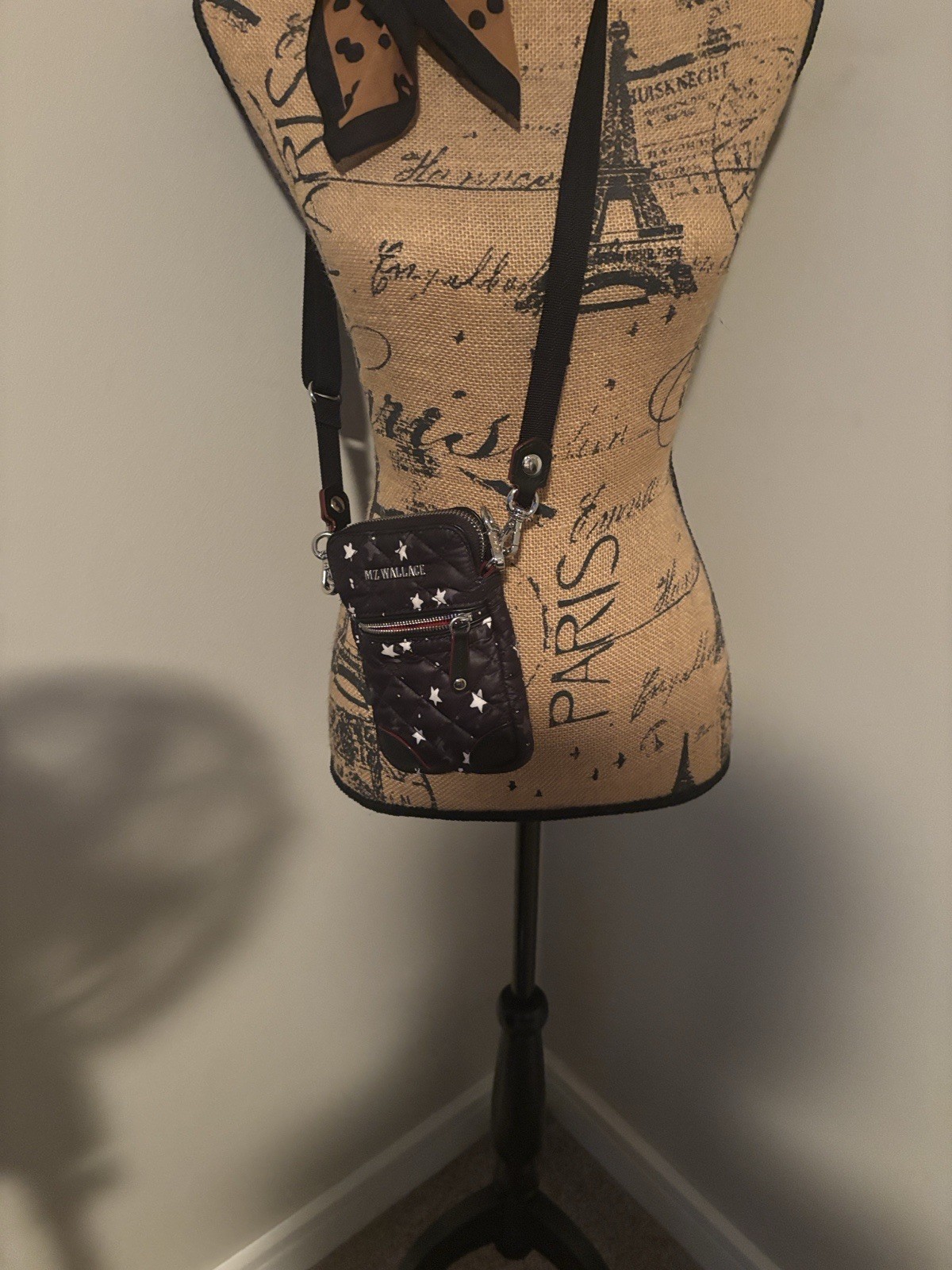 MZ Wallace, Micro Mini Crosby Bag With Stars. Limited Addition.