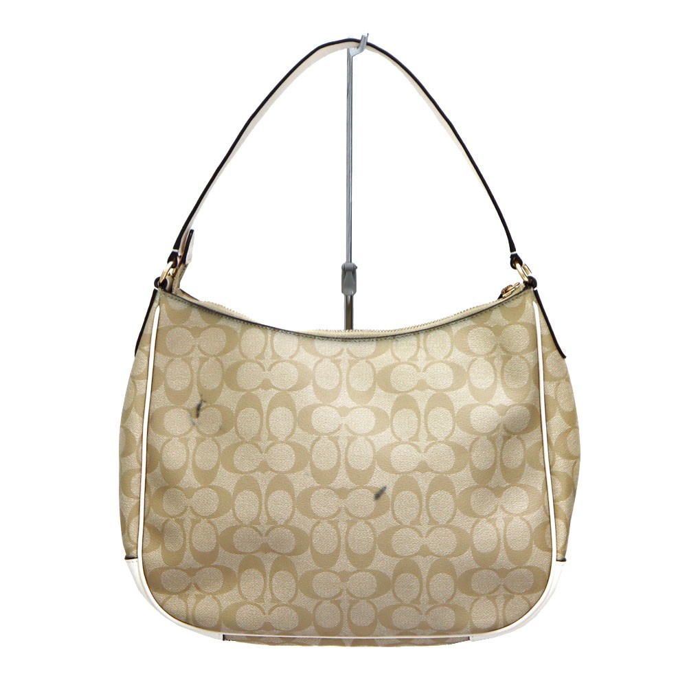 Coach One Shoulder Bag F29209 Leather Beige Women’s #KNB7450