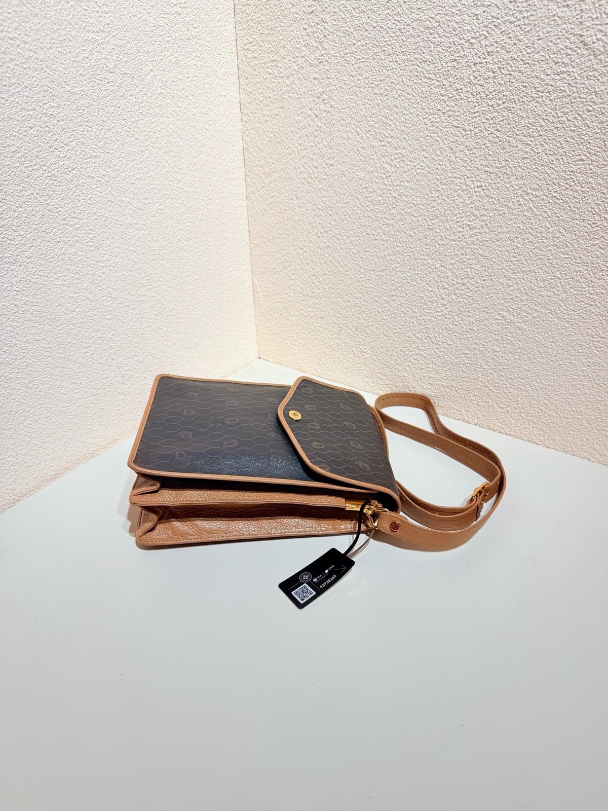 Dior Pre-Owned Authentic Crossbody Bag Monogram 20×26×5cm