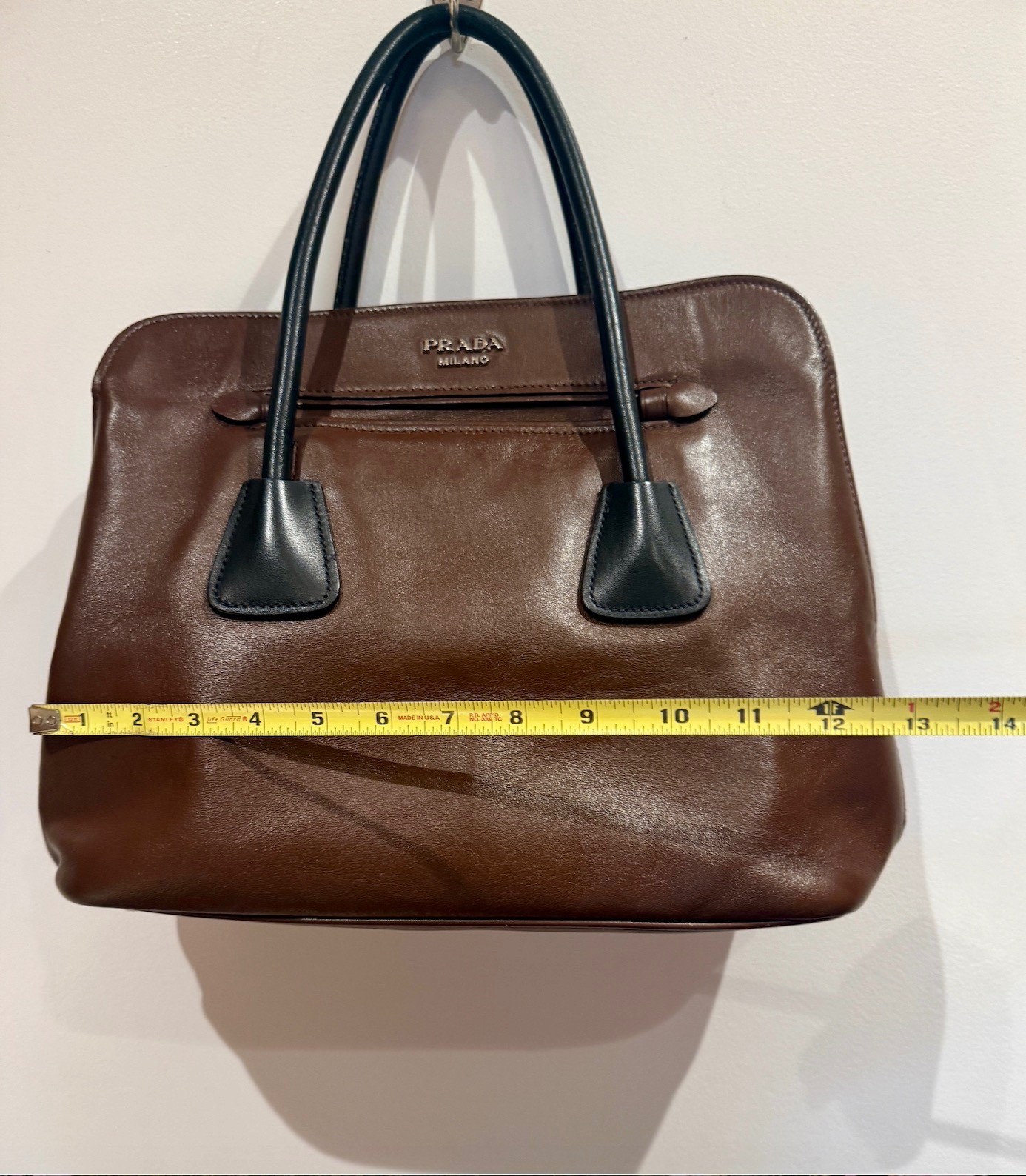 Authentic Prada Shoulder Calfskin Leather Handbag – Excellent Condition