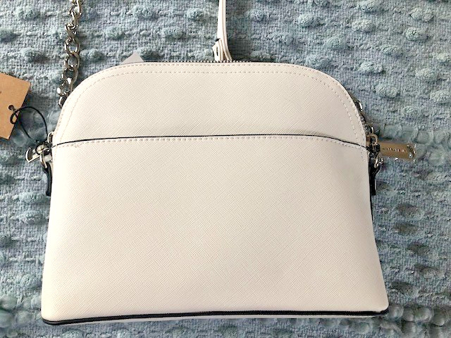 NWT Steve Madden BMaggie Dome Crossbody Purse – White