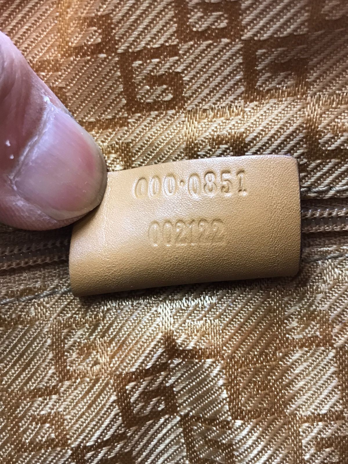 Authentic GUCCI Mini Boston Handbag Suede Leather G Logo Pattern 27.5cm Damaged