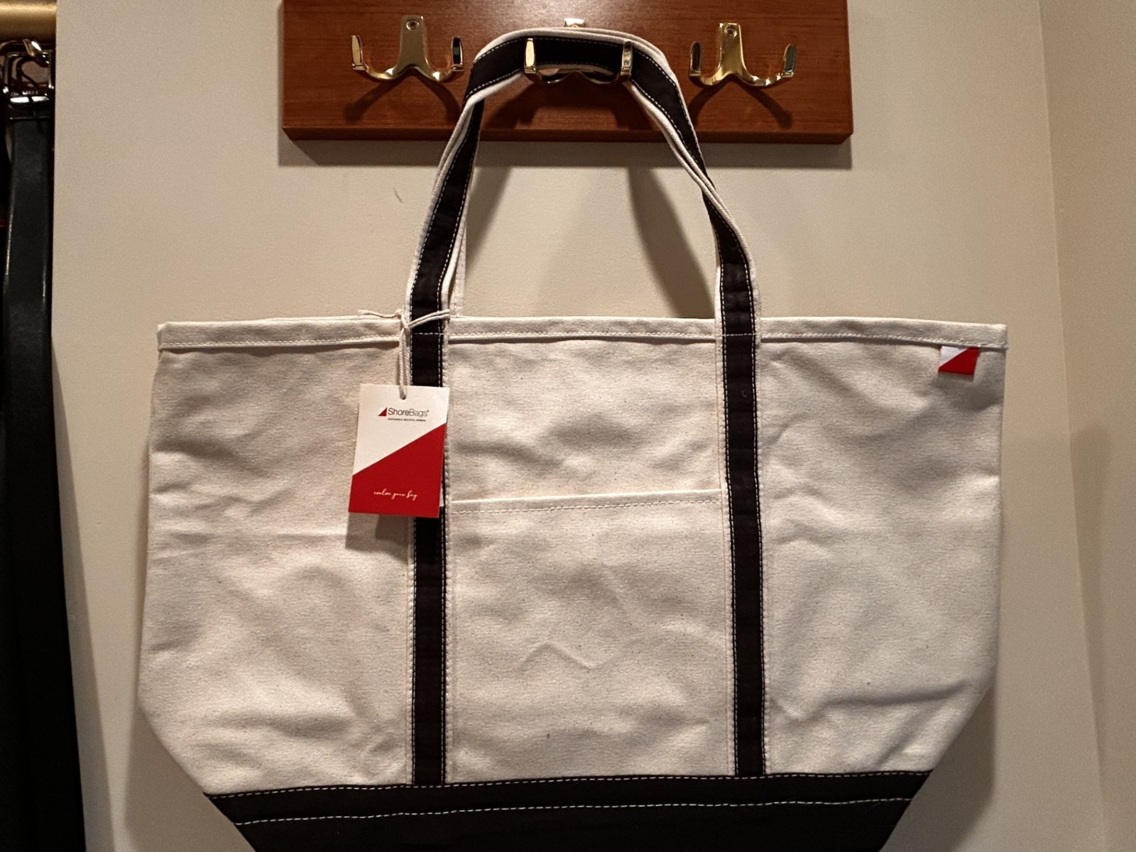 Shorebags canvas tote appprox 24″x15″x8.5″