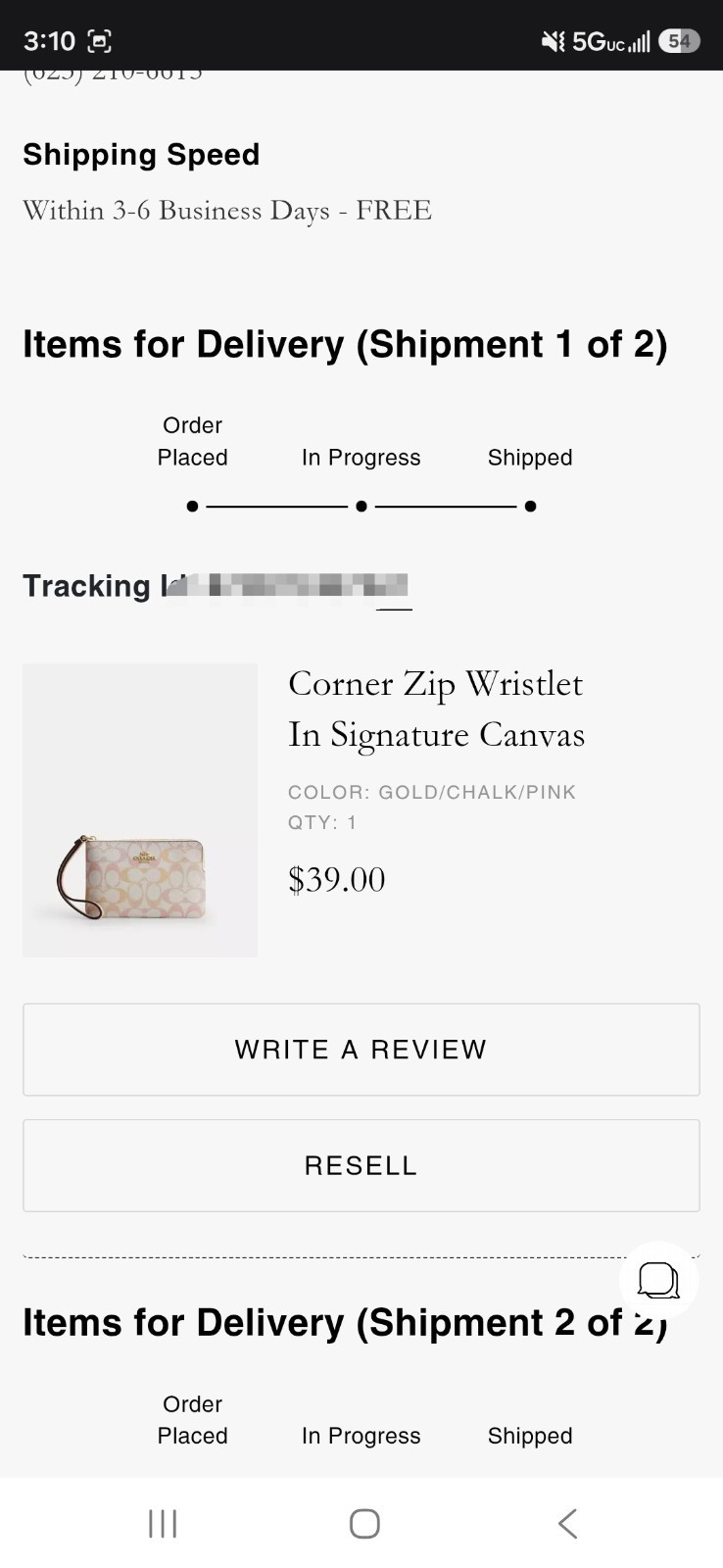 Coach Signature Logo City Tote Bag Set Wristlet Pouch Scarf In Chalk Pink Gold