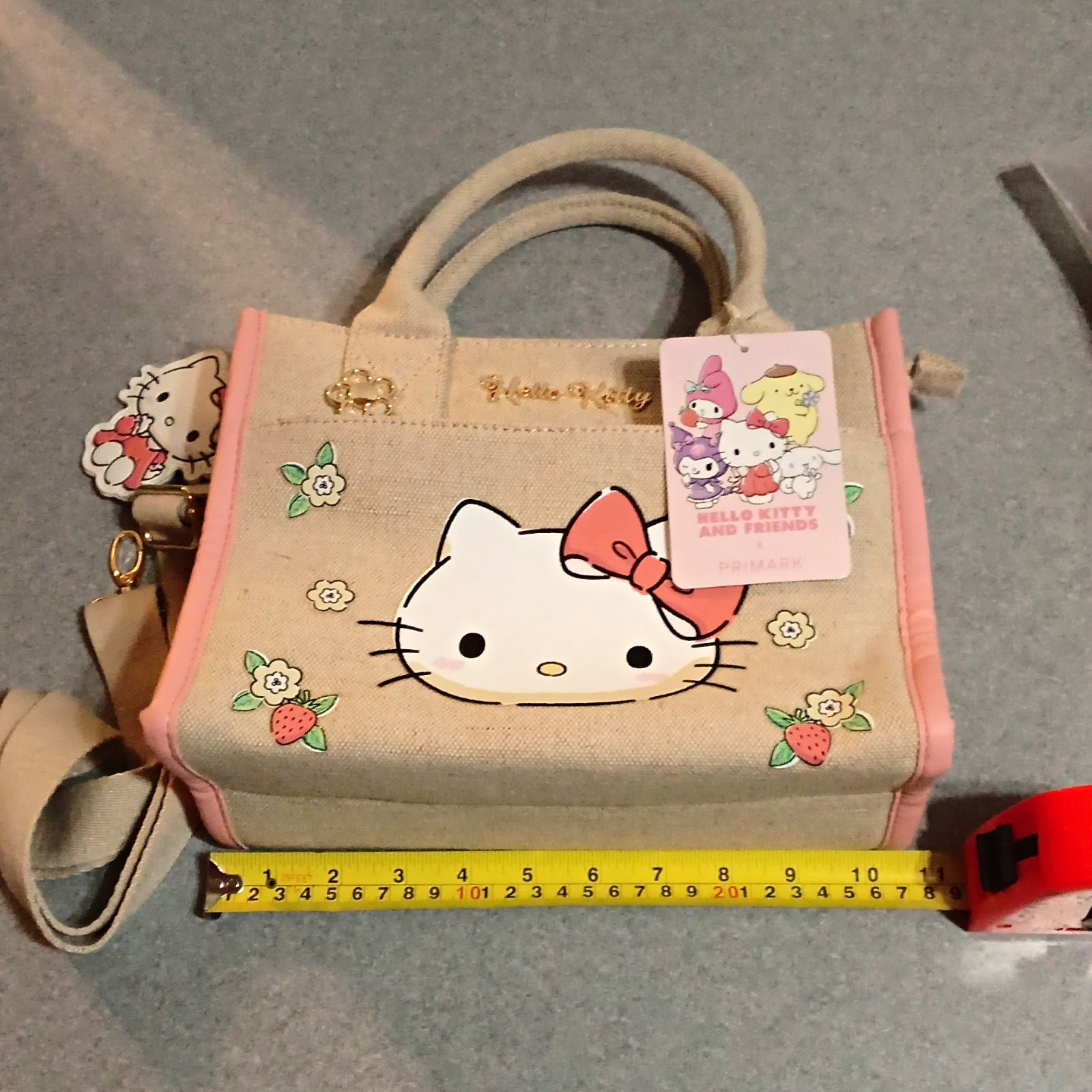 Primark Hello Kitty and Friends Satchel Crossbody, Zip, Detachable Strap