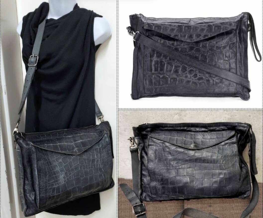 Numero 10 leather messenger bag carry all $895