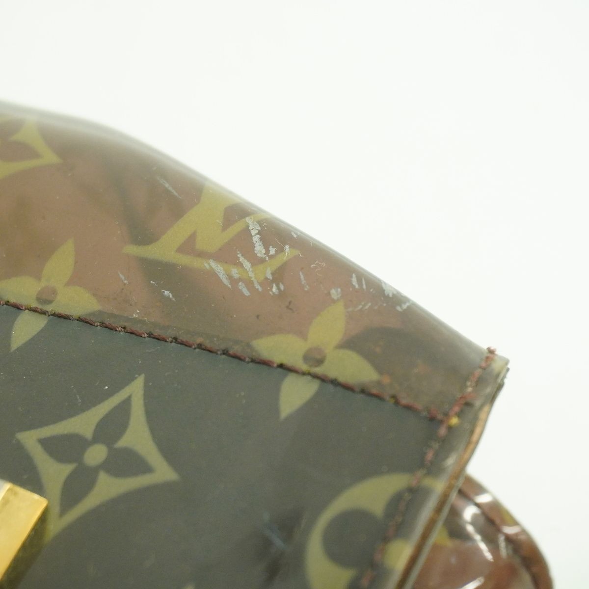 Louis Vuitton Tote Bag Monogram Plastics Cabas Cruise M50500 W/Pouch from Japan