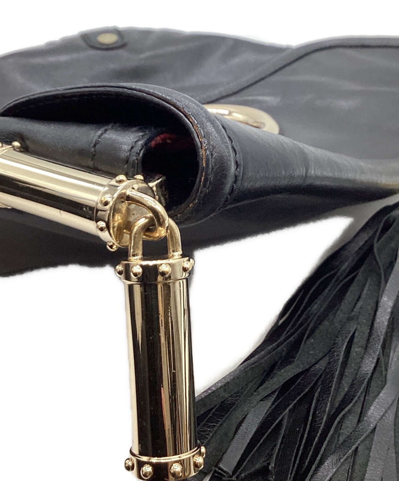 Gucci Women’s Interlocking One-Shoulder Bag Black 181092 Made in Italy Fast Ship