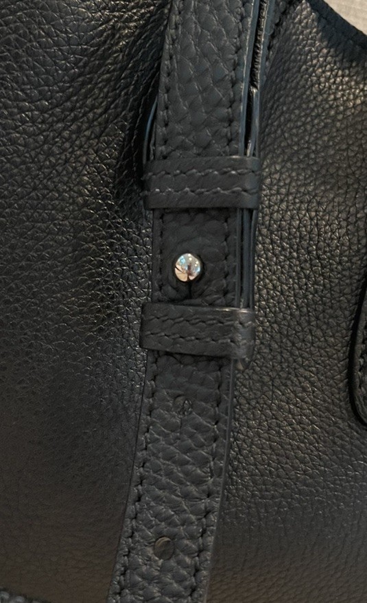 Gucci Soft Calfskin Jackie Piston Lock Top Handle Crossbody Bag Black Calfskin
