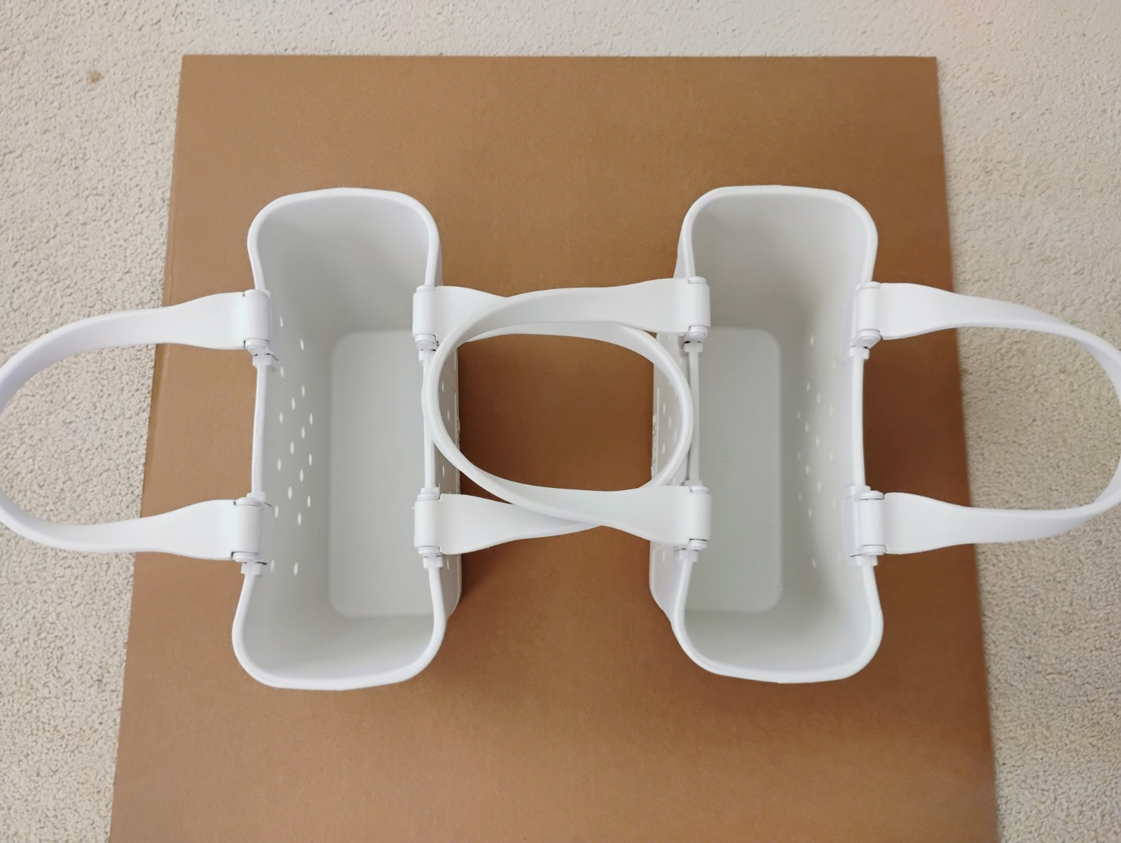 Brand-New Simply Southern White Small Tote Rubber Beach Bag with Handles
