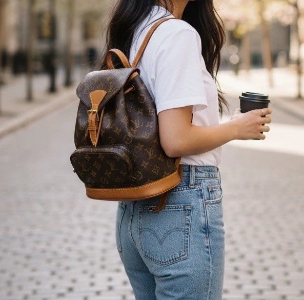 LOUIS VUITTON Montsouris MM Monogram Backpack – Vintage Authentic