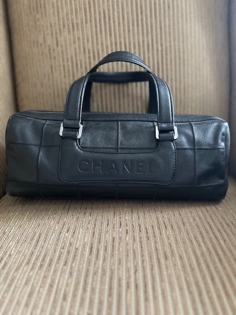 Authentic Chanel 10-series Square Stitch Duffle Bag w/papers (circa 2005-2006)