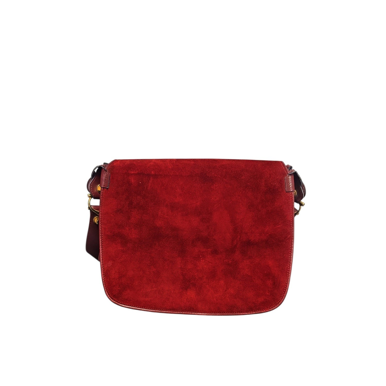 Cartier Must De Cartier Suede & Leather Crossbody Bag