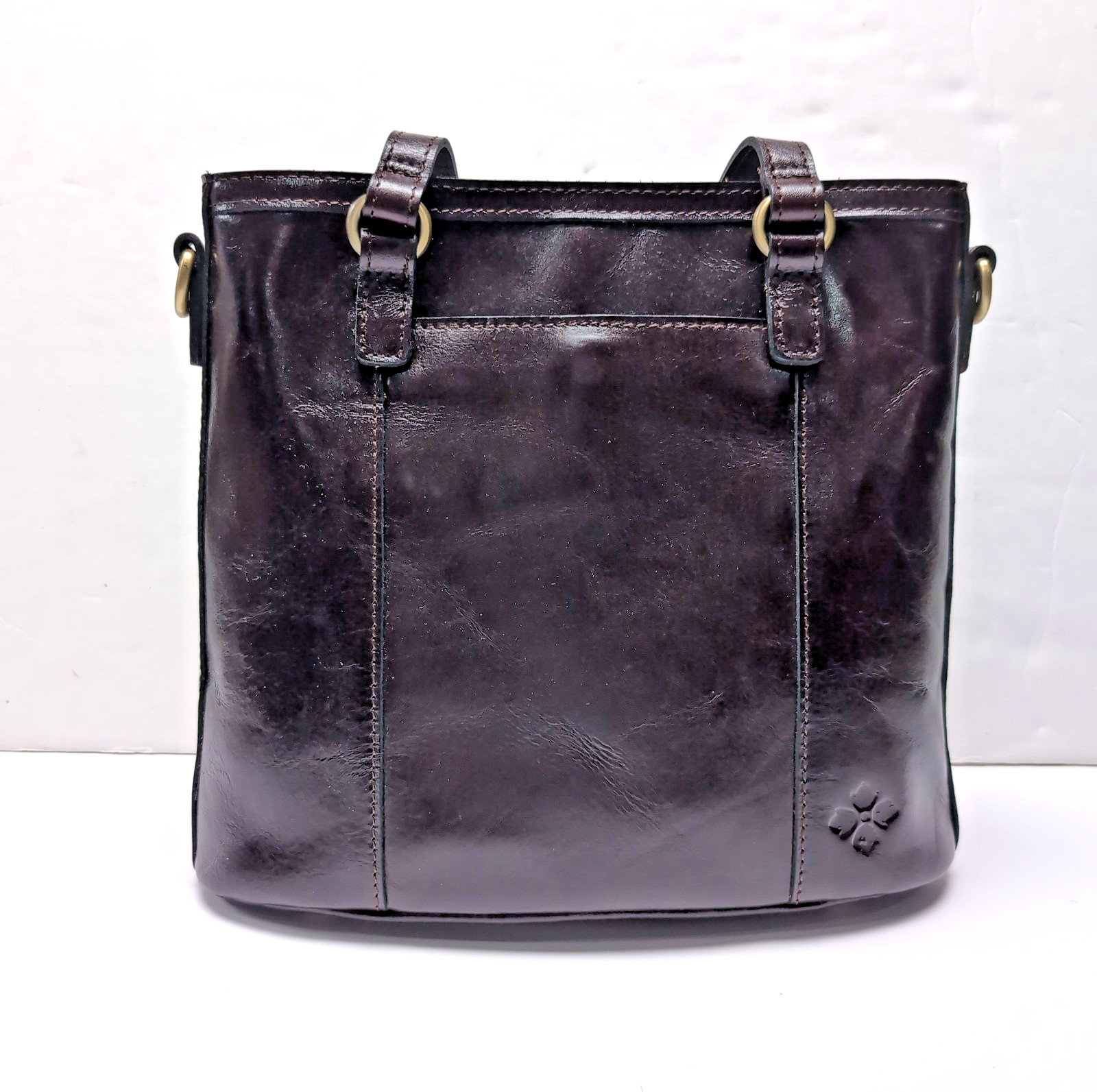 NEW Patricia Nash Lundy Convertible Crossbody Tote Bag Leopard Calf Hair NWOT