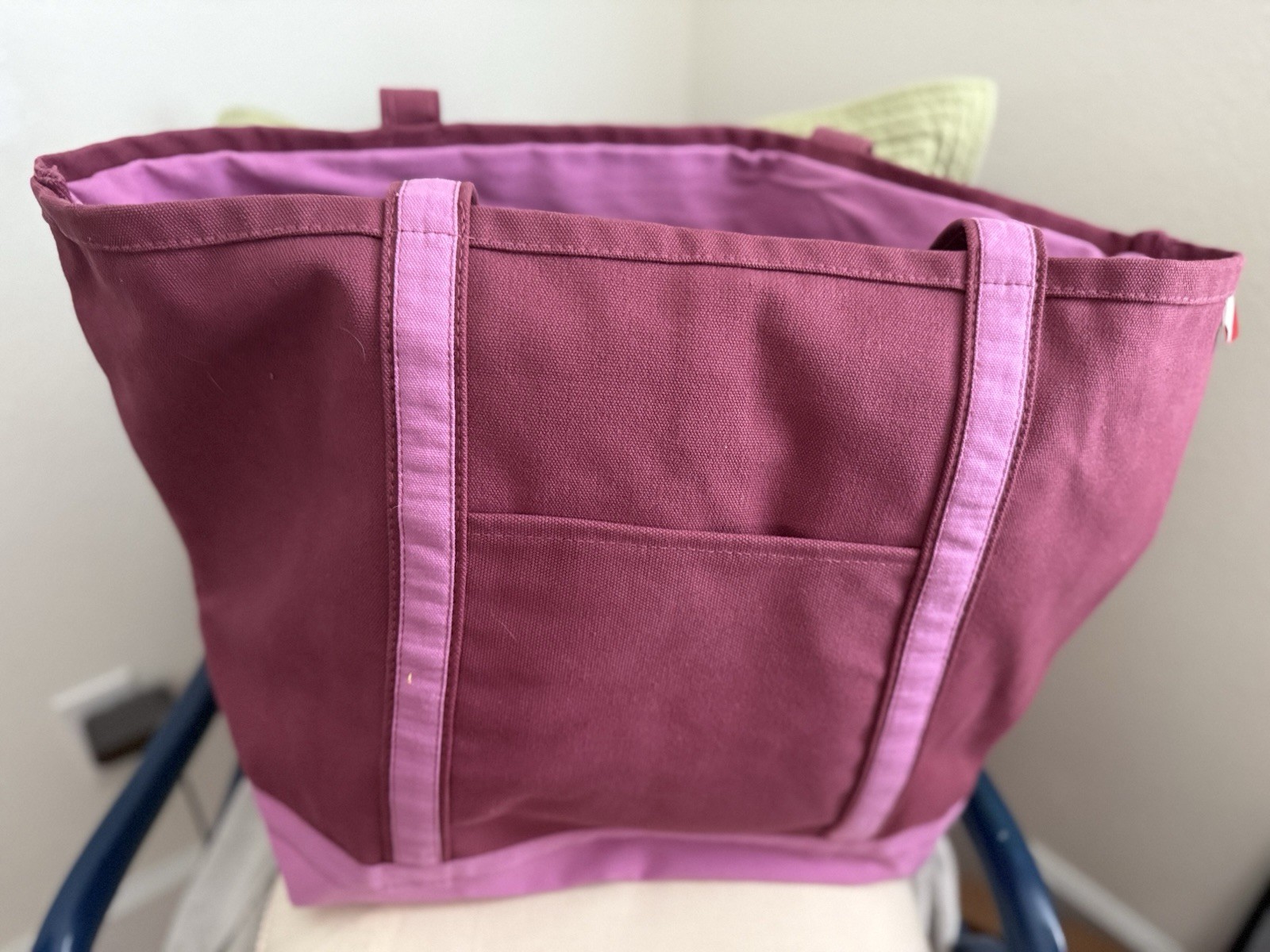 Shorebags Large Zip Top Boat Tote with Pouch