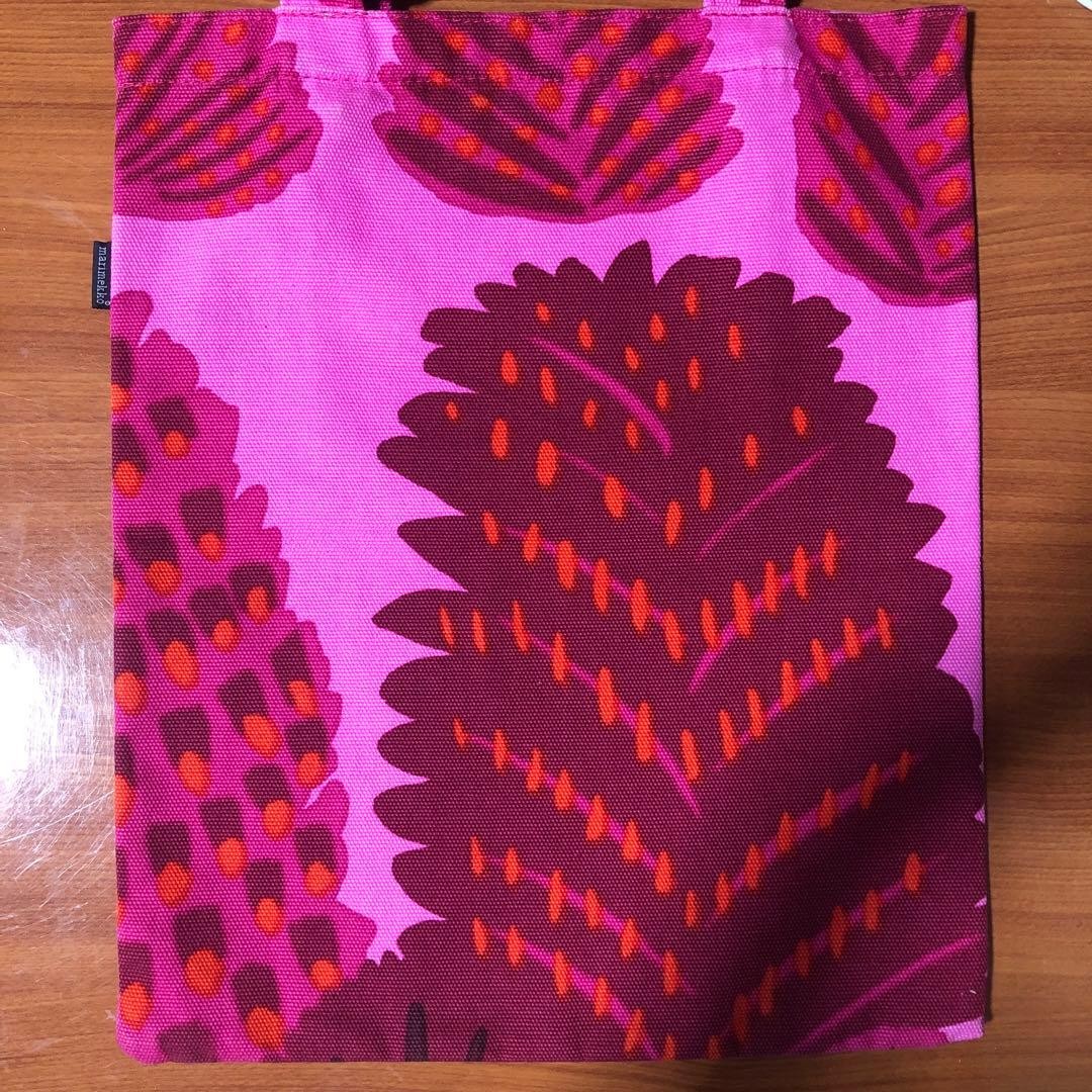 Marimekko Pink Tote Bag 14.9 inches