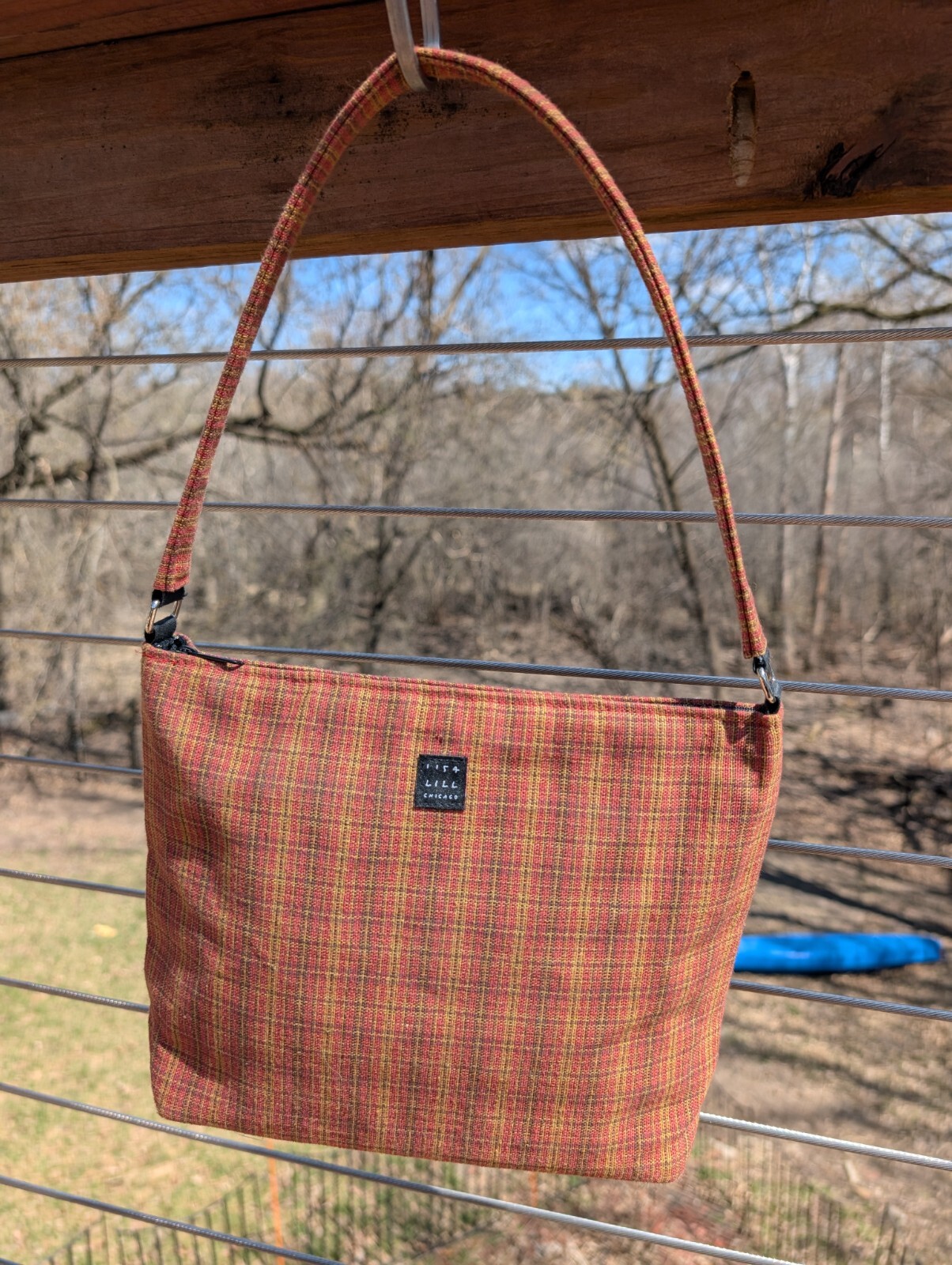 Lill Studio Purse Allie Boutique Bag Rust Specialty Fabrics 1154 Lisa Tapestry