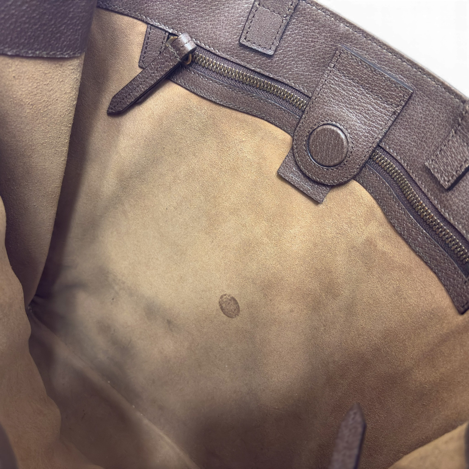 GUCCI GG Supreme Monogram Tigers Tote Beige Multicolor