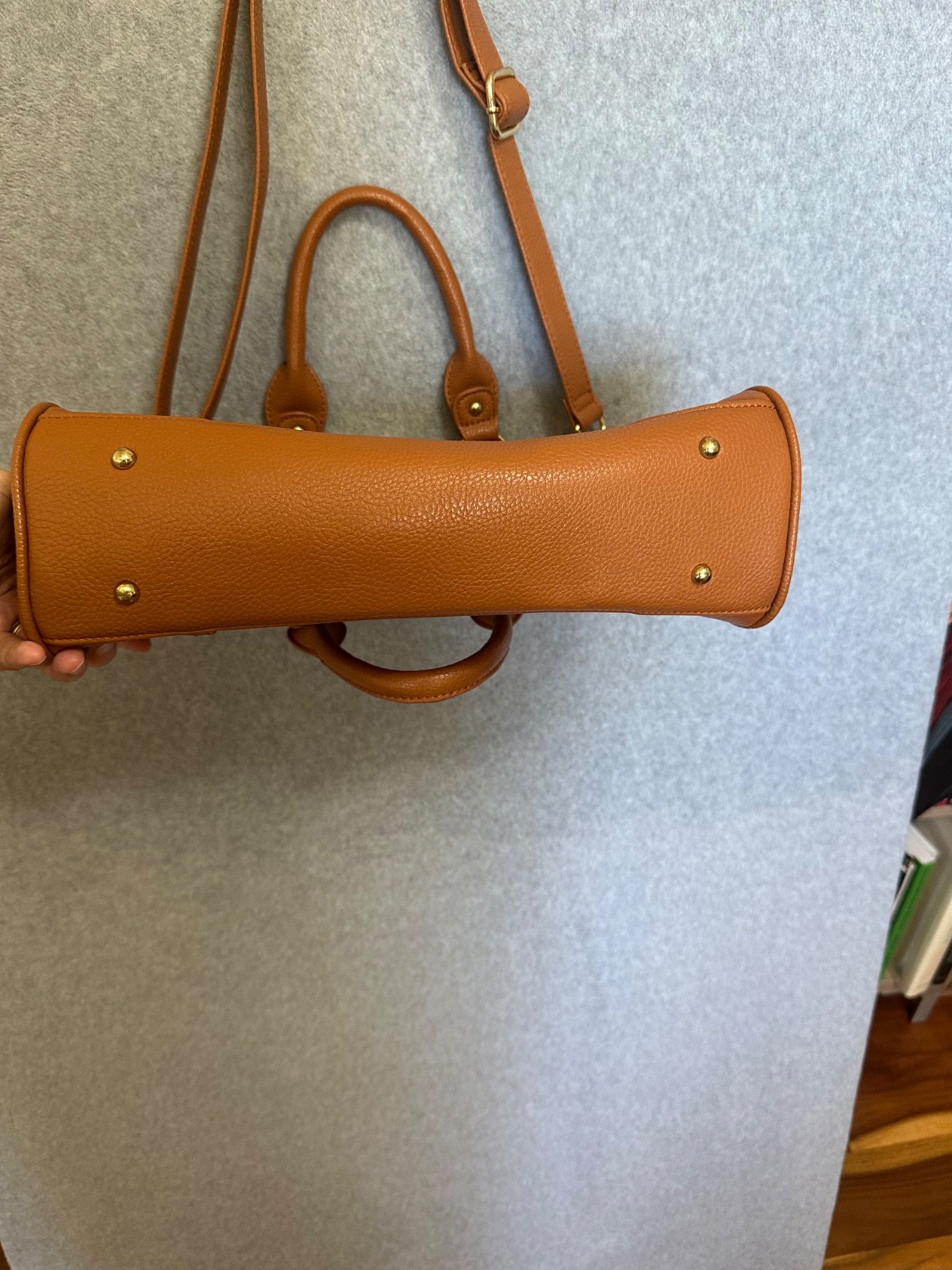 The DANBURY MINT Handbag Purse Womens Brown Personalized CG Initials – Used