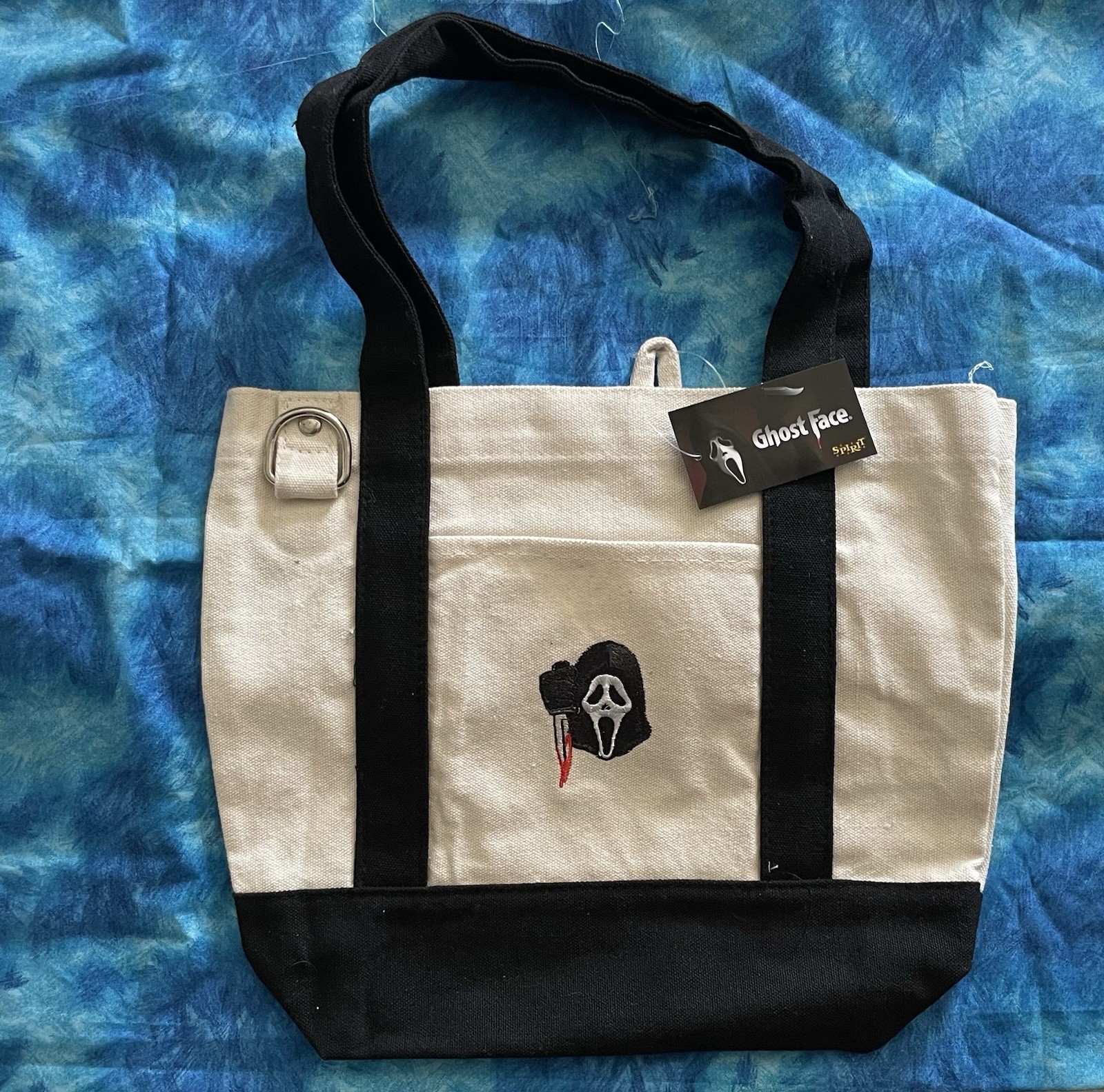 NEW 2026 Spirit Halloween Ghost Face Scream Mini Tote Bag