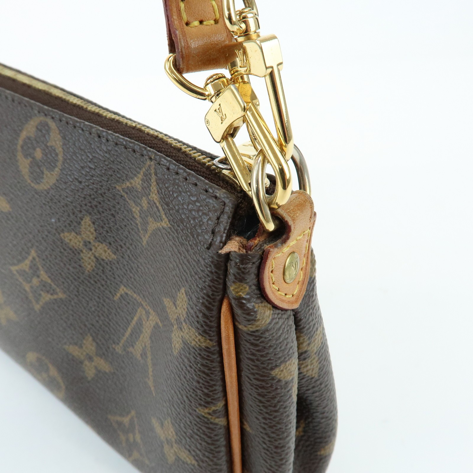 Louis Vuitton Monogram Eva 2Way Chain Shoulder Bag Pouch M95567 Auth Used F/S