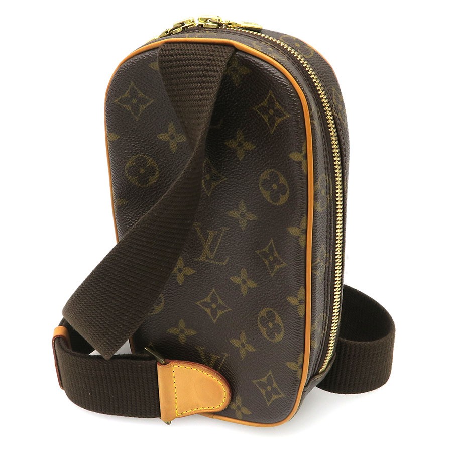 Louis Vuitton Pochette M51870 Monogram Canvas Brown Shoulder Bag #SAB16480