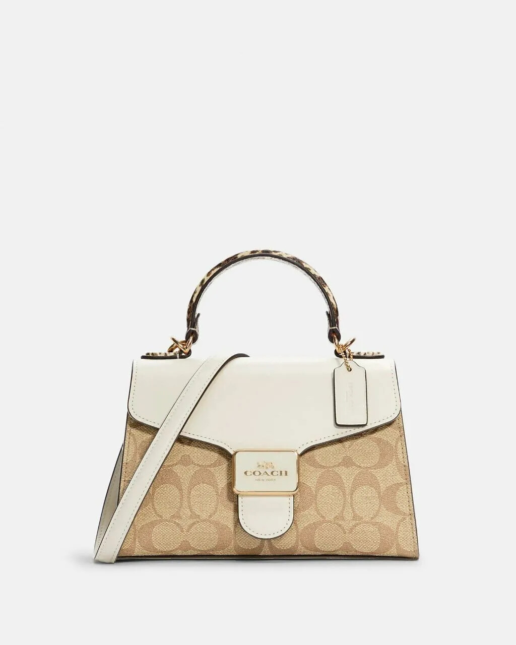 Coach Pepper Satchel In Signature Canvas, #C1325