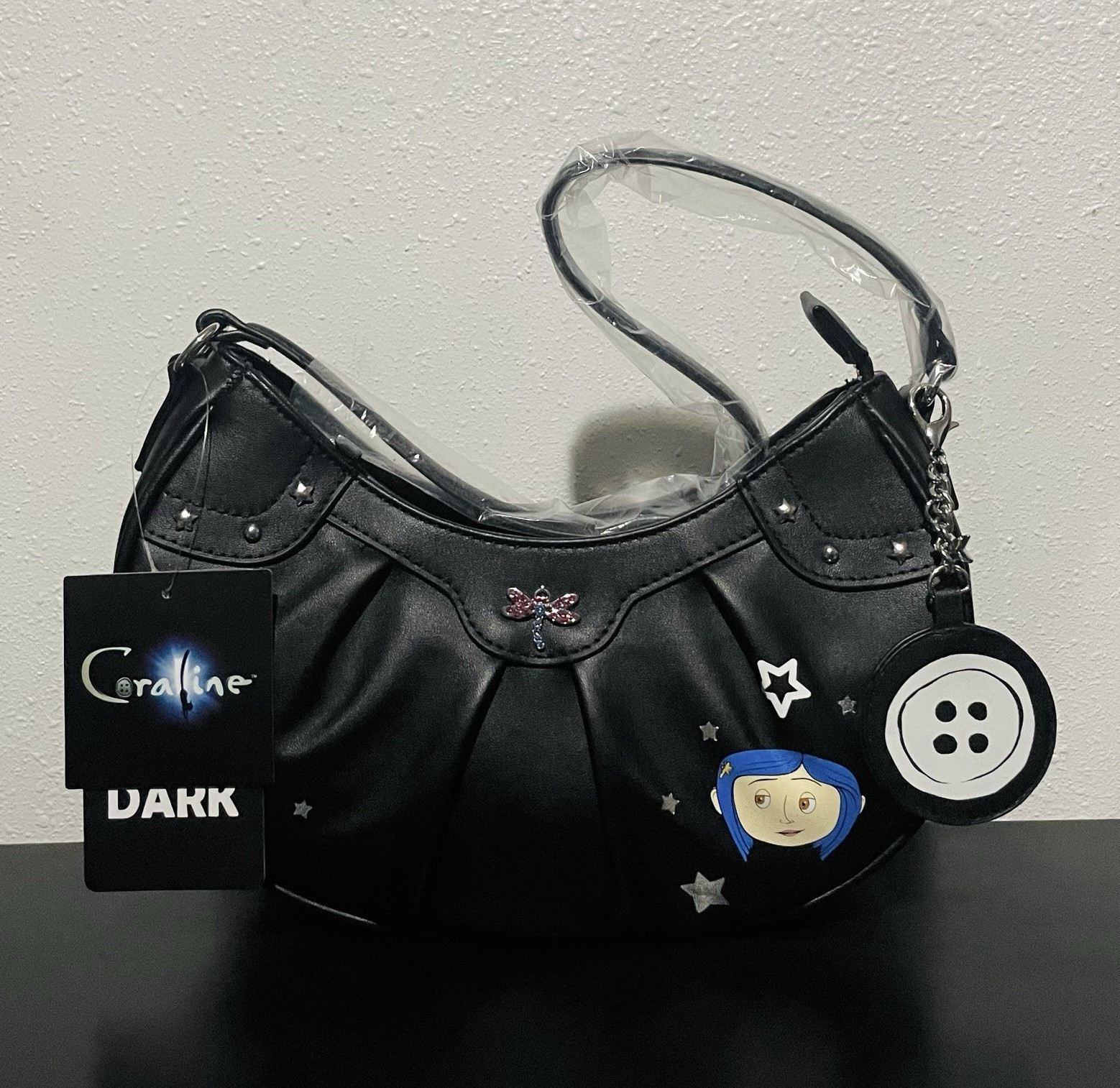 Coraline Key Chain Glow-In-The-Dark Shoulder Bag