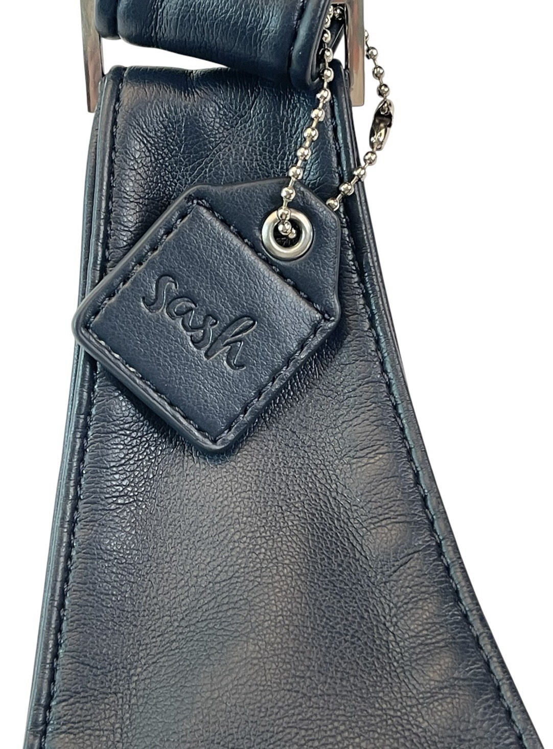 Sash Yosemite Romance 2023 Blue Crescent Shoulder Bag Zip Pockets Silver