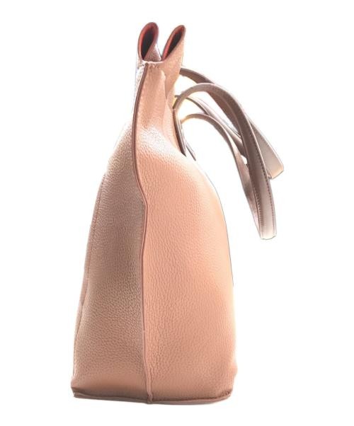 TAKEO KIKUCHI PVC shrink tote bag brown