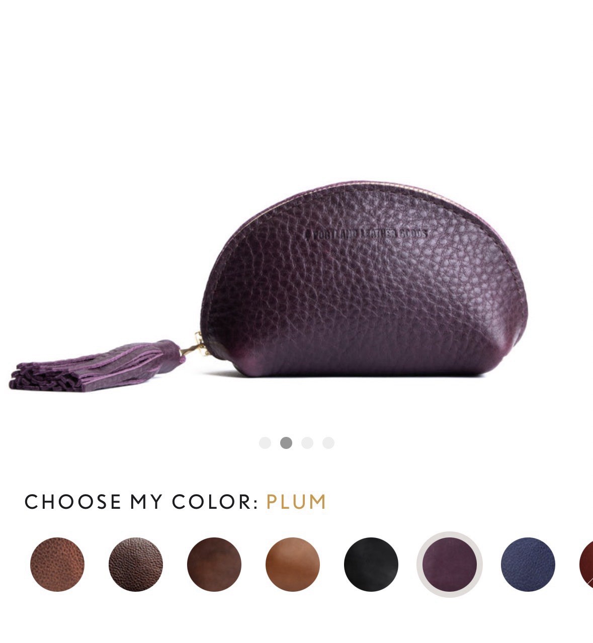 Portland Leather Goods Taco Tassel Pouch