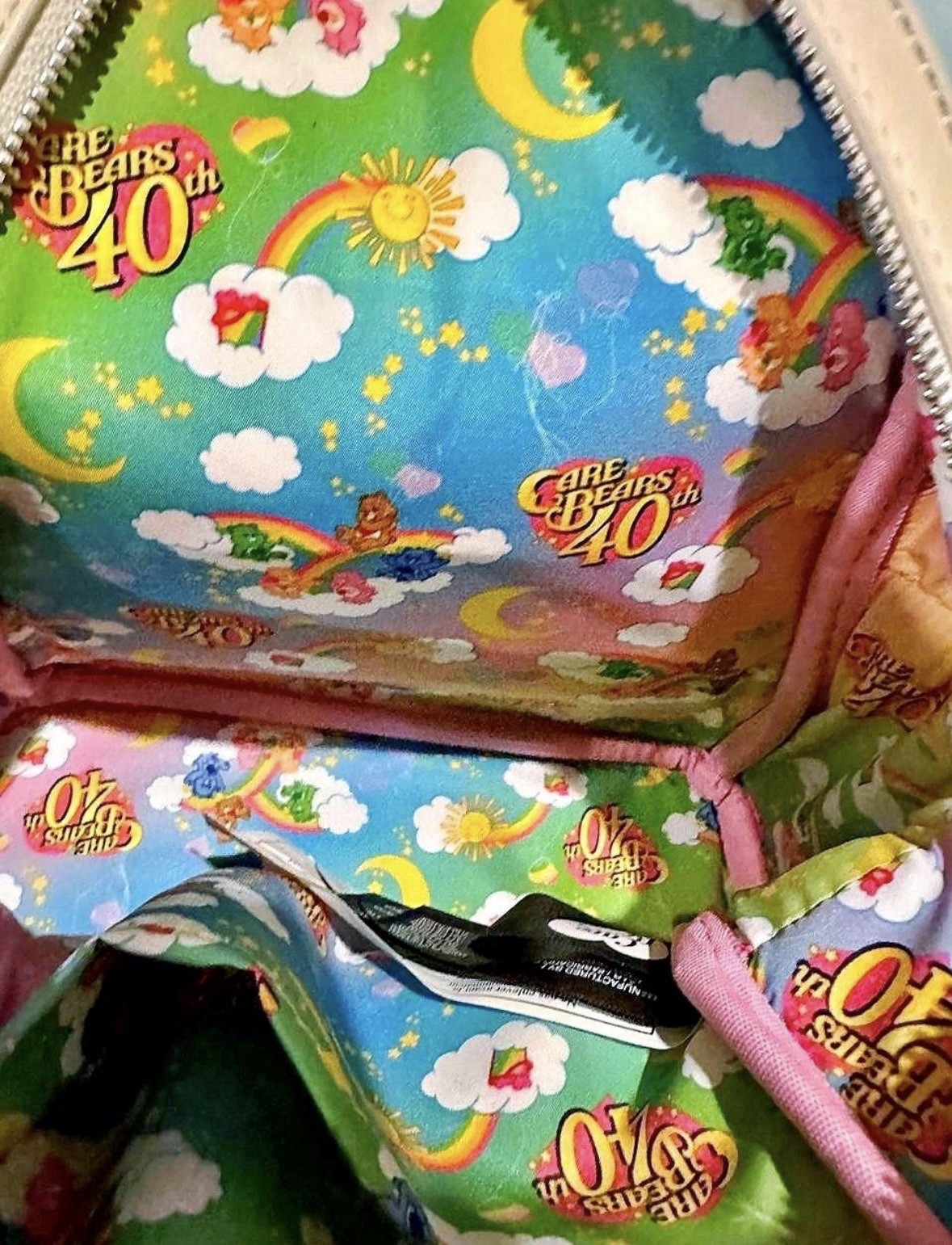 Loungefly x Care Bears 40th Anniversary Care-A-Lot Castle Mini Backpack RARE