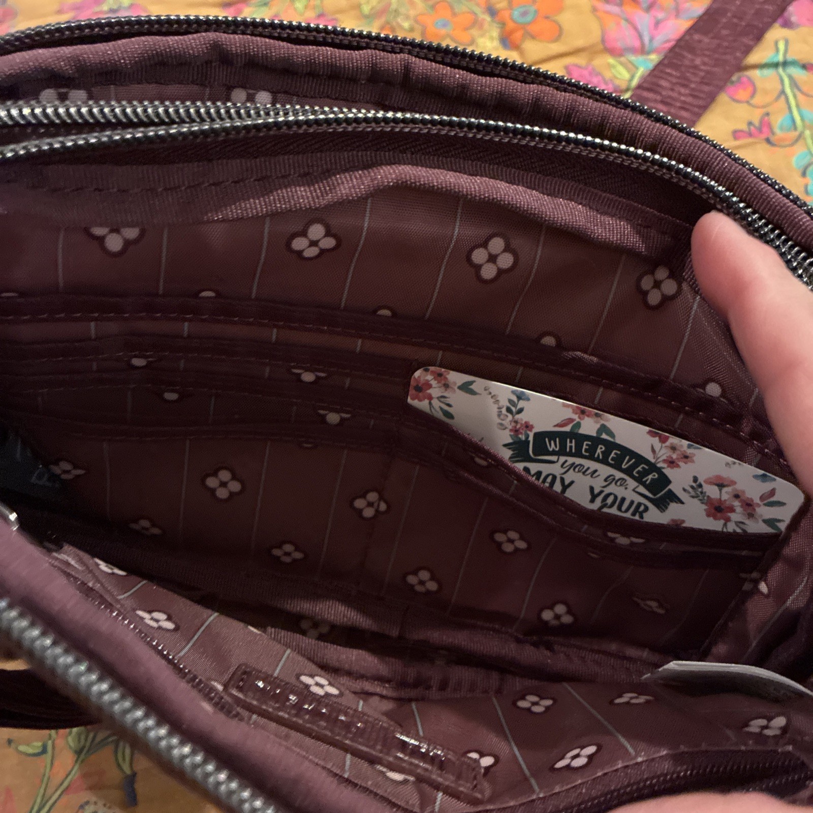 Lug Coupe XL Convertible Crossbody Belt Bag Wine Burgundy NWOT RFID Wallet