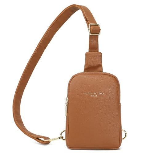 Chic Lightweight Leather Crossbody Sling Bag for Women – Travel Essential
