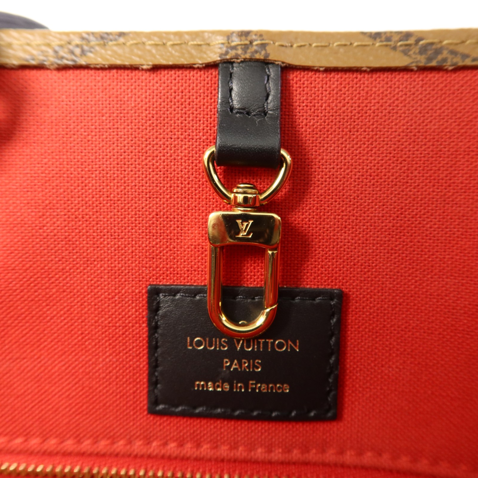 LOUIS VUITTON LV GHW On The Go MM 2 Way Tote Bag M45321 Monogram Giant Brown