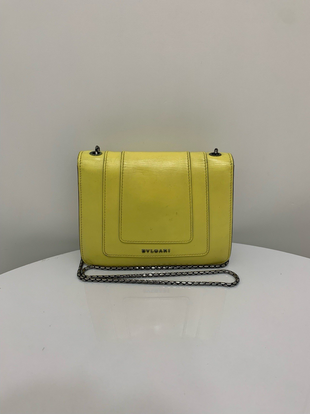 Bvlgari Classic Serpenti Yellow Crossbody Bag