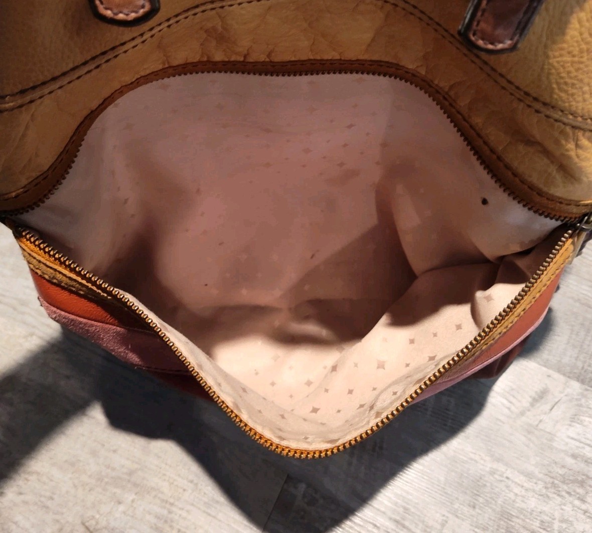 Fossil Explorer Leather Tote 4-COLOR Foldover Suede Messenger Bag NO KEY*