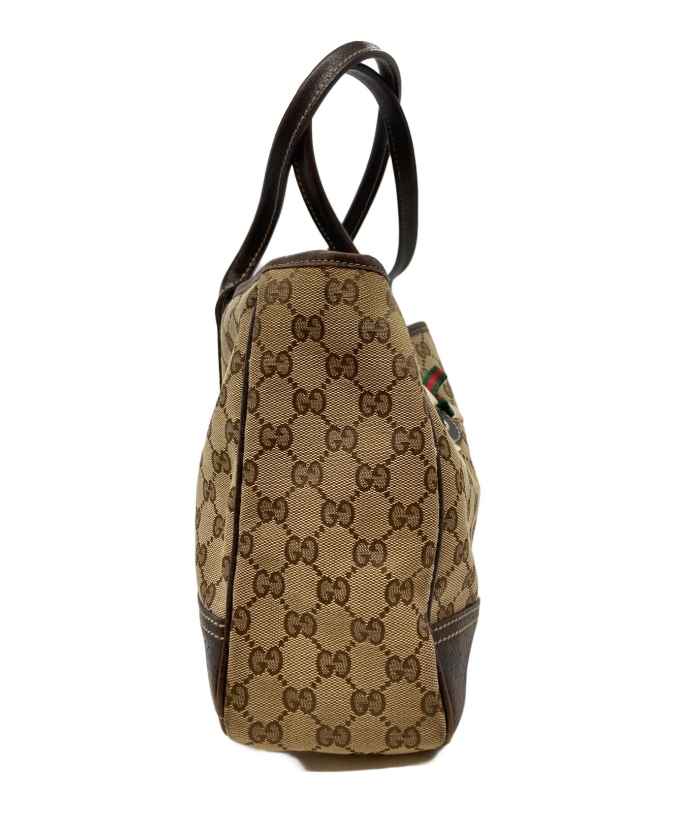 Gucci GG 163805 Brown Tote Bag #TFB13370