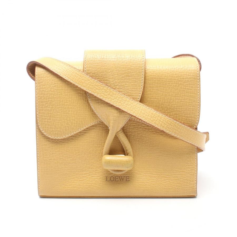 LOEWE Bag: Turn Lock Yellow W21H18D9cm w/o accessories;