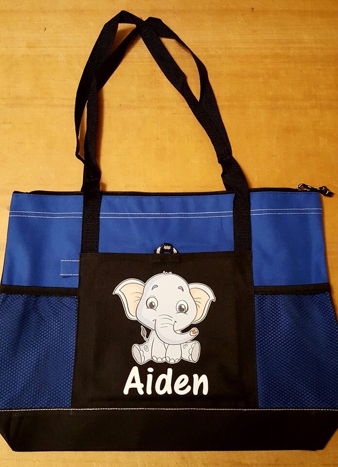 ZELDA LINK BTWN WORLDS PERSONALIZED NAME TOTE PURSE SPORTS GYM SCHOOL DIAPER BAG