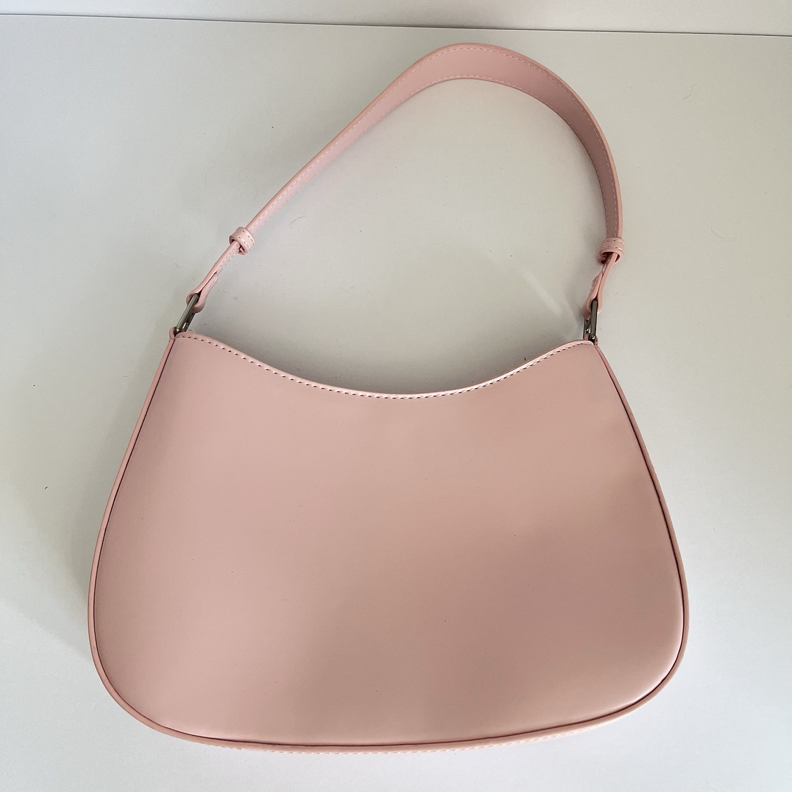 Forever 21 Pink Purse patent shoulder bag one strap barbiecore ballerina