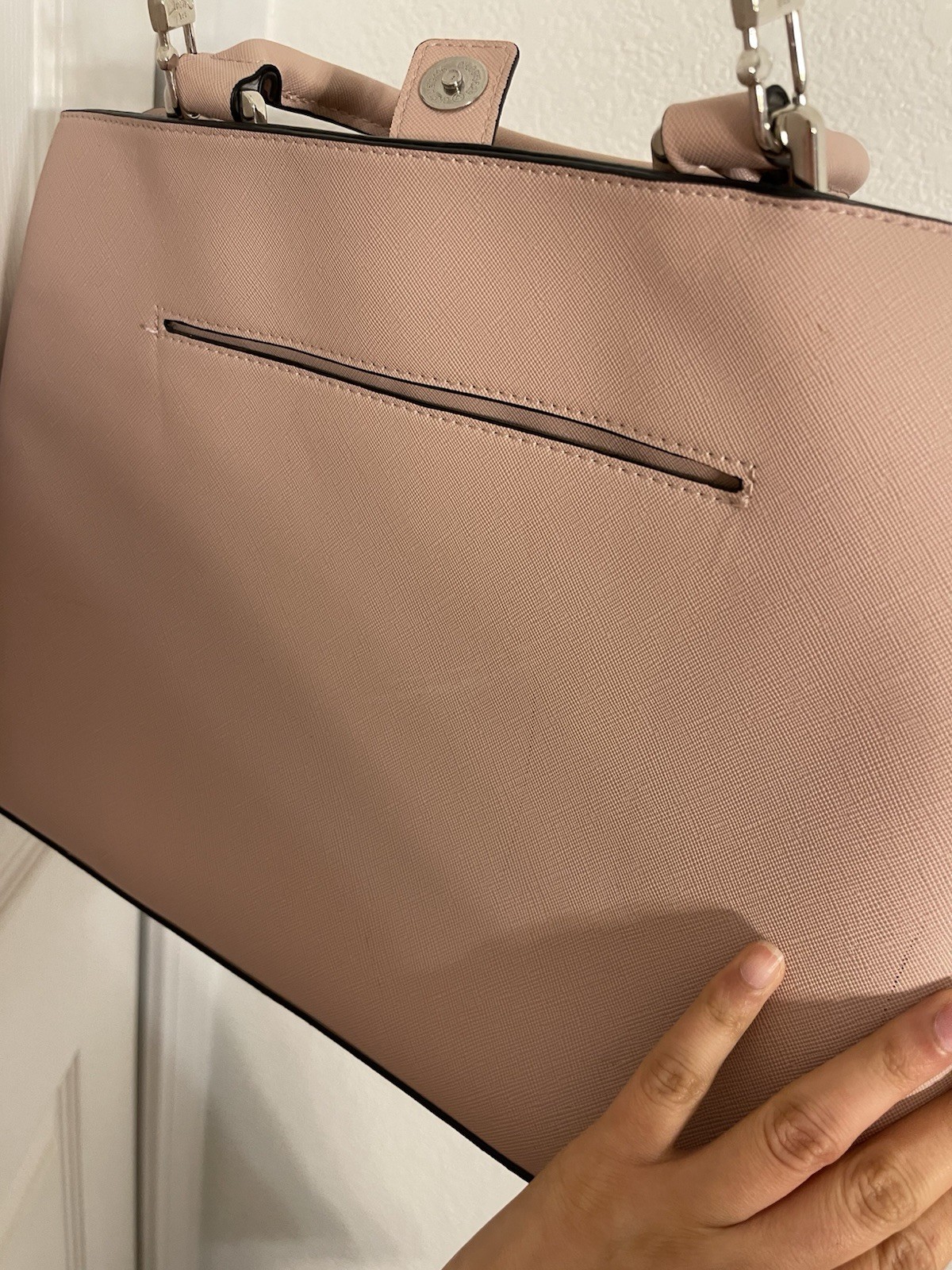 Betsey Johnson SatchelCrossbody HandbagsBlush With Bow 15x10inches